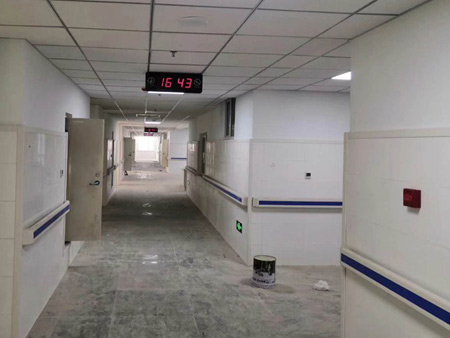 醫院走廊扶手工程案例